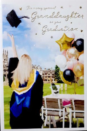 Picture of GRANDDAUGHTER GRADUATION DAY CARD